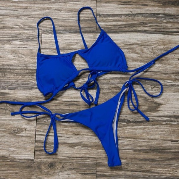 Bikini de damă P599 albastru M