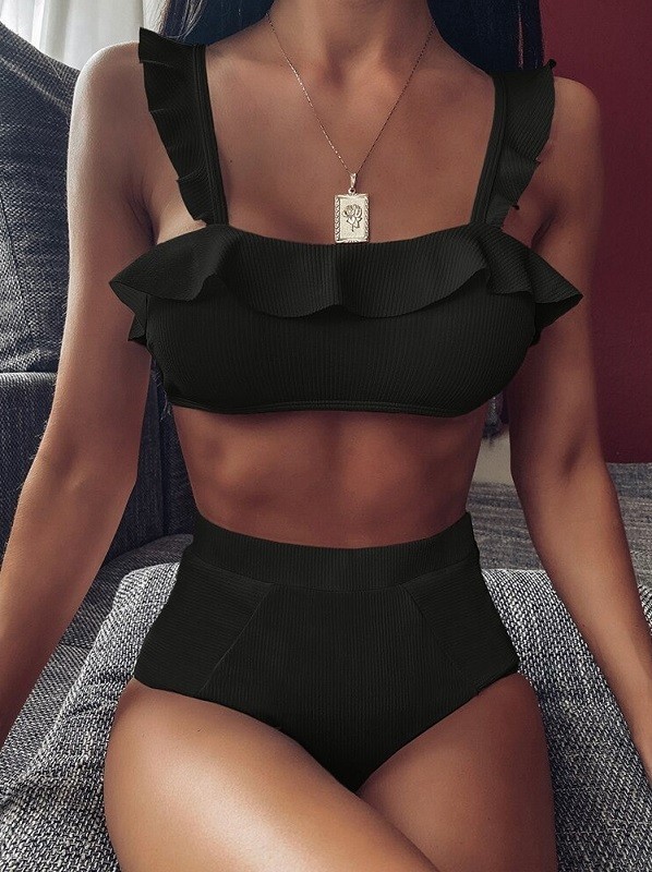 Bikini de damă P674 negru S