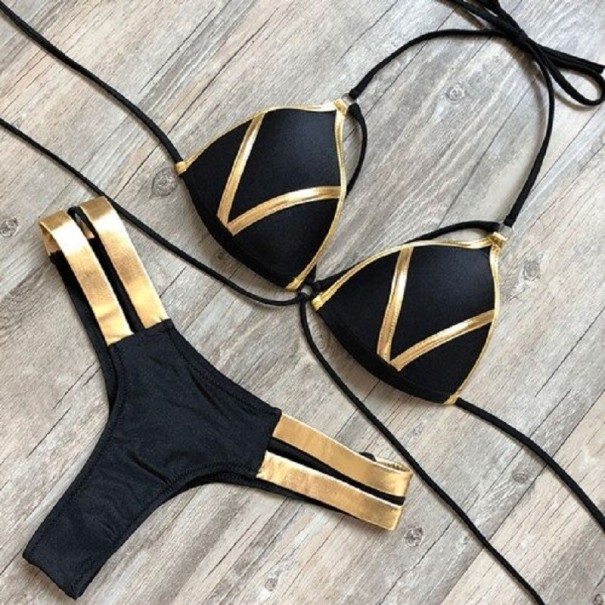 Bikini de damă P697 negru L