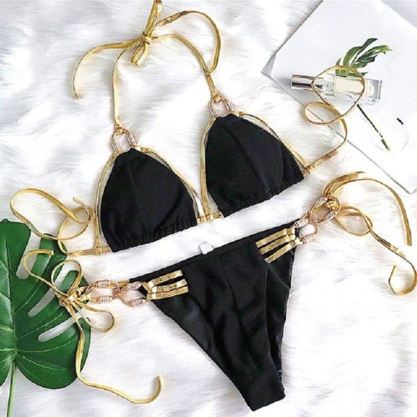 Bikini de damă P712 negru XS