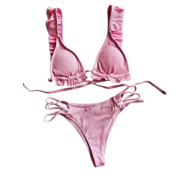 Bikini de damă P714 roz M