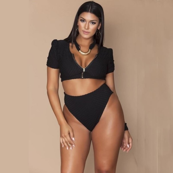 Bikini de damă P748 negru XL