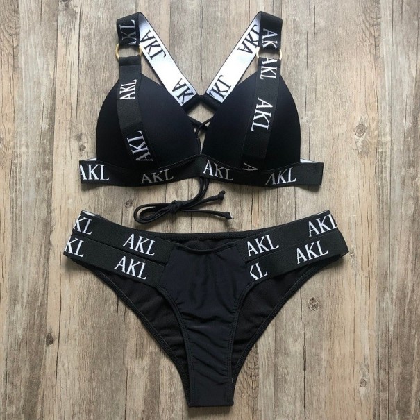 Bikini de damă P762 negru XS