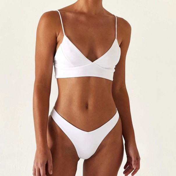 Bikini de damă P798 alb XS