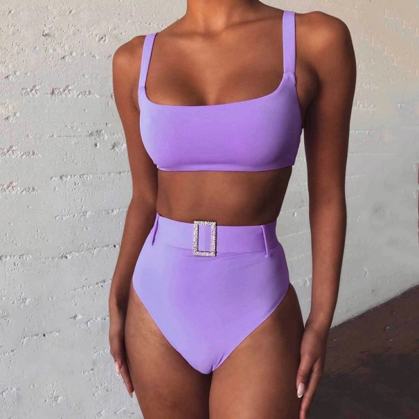 Bikini de damă P823 violet deschis M