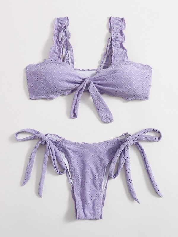 Bikini de damă P845 violet deschis XL