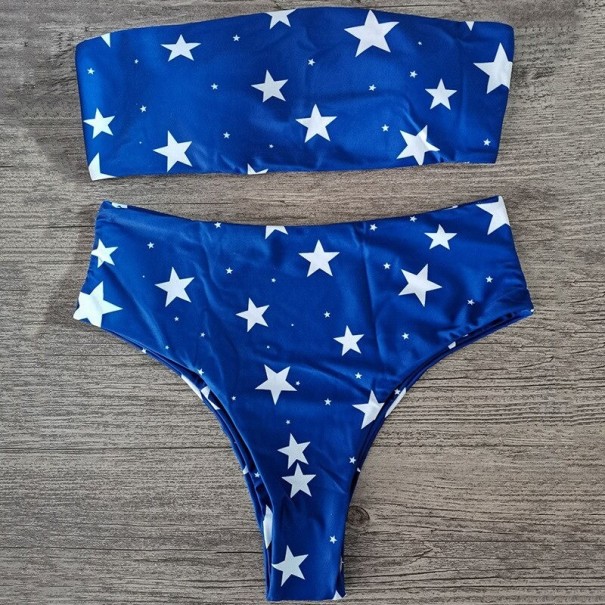 Bikini de damă P922 albastru S