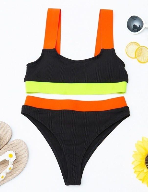 Bikini de damă P949 negru L