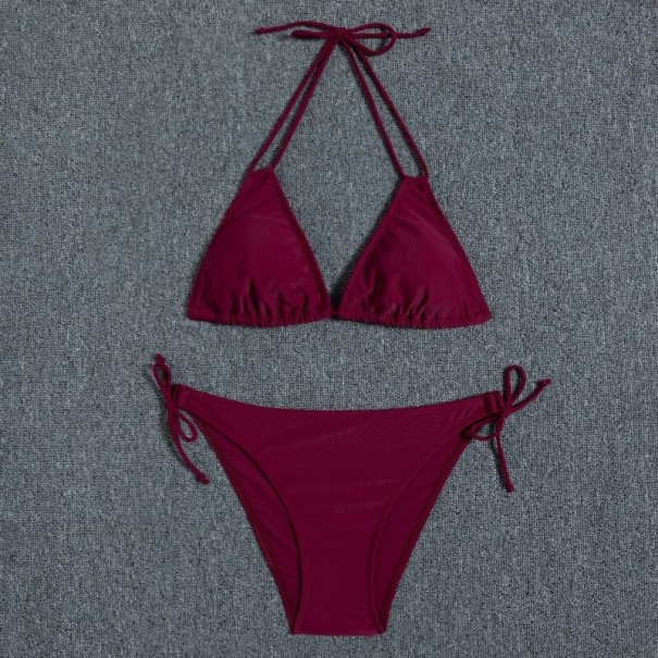 Bikini de damă P979 burgundy M