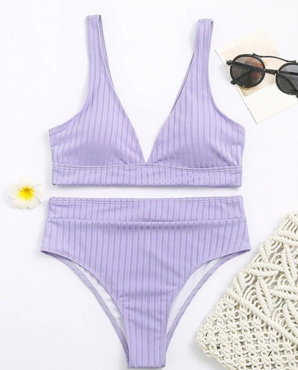 Bikini de mujer P238 morado claro M Bikini de mujer P238 morado claro M