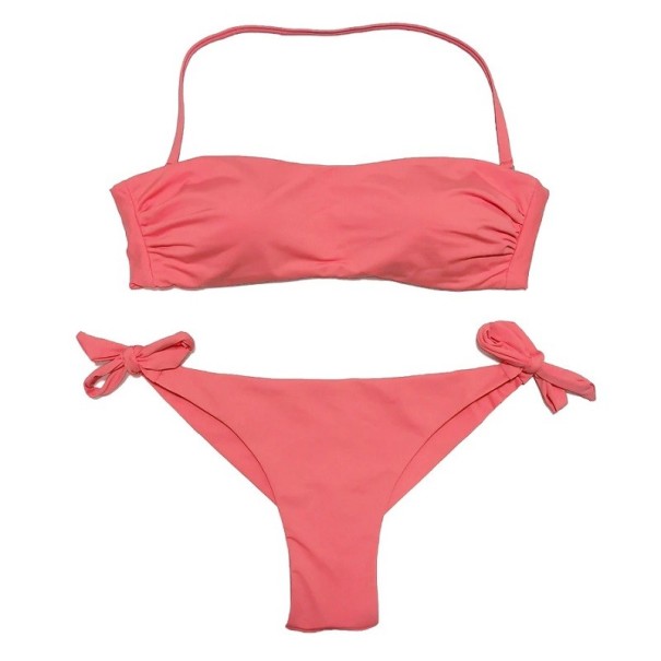 Bikini de mujer P417 salmón L