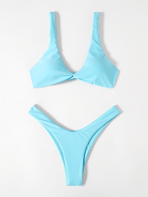 Bikini de mujer P553 azul claro L Bikini de mujer P553 azul claro L