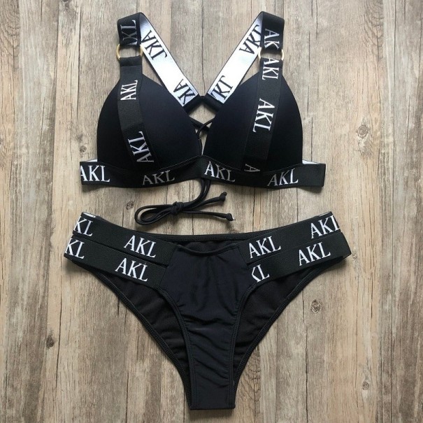 Bikini de mujer P762 negro XS