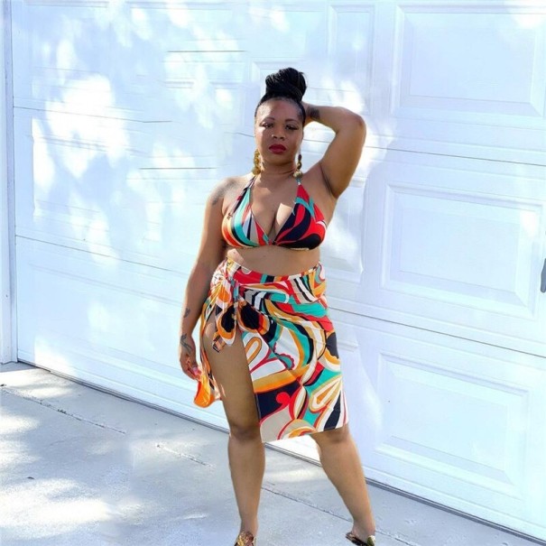 Bikini et jupe pour femmes P1082 XXL
