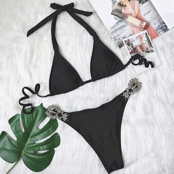 Bikini Femme P253 noir S