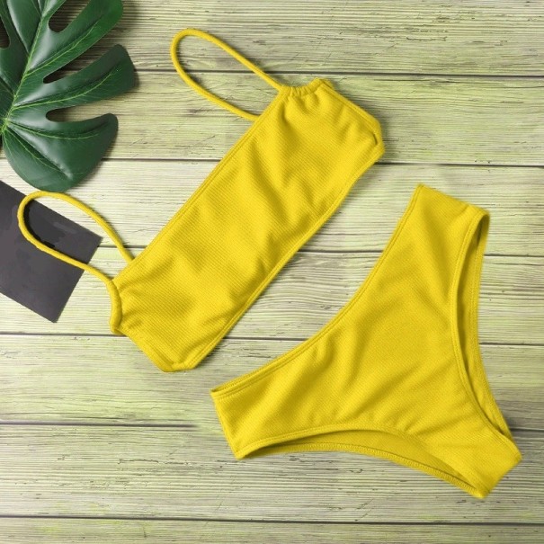 Bikini Femme P324 jaune S