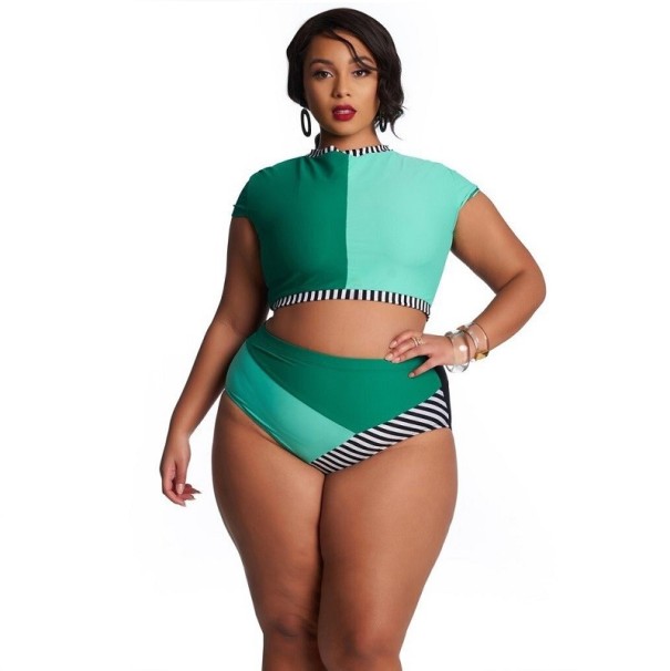 Bikini Femme P747 vert 3XL