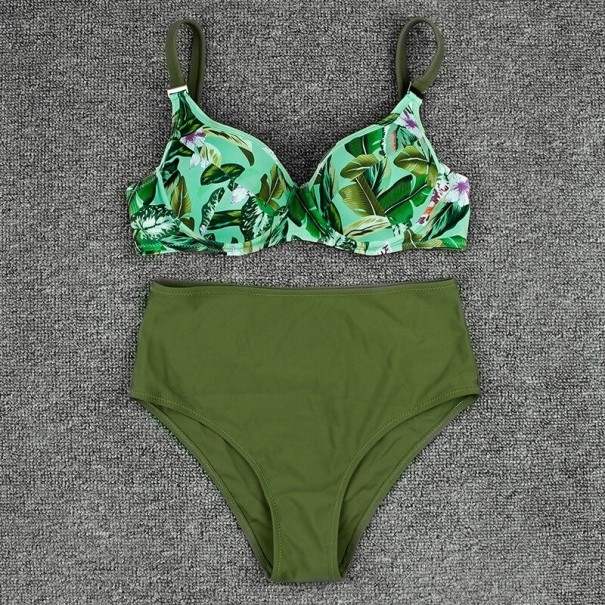 Bikini Femme P894 vert armée M