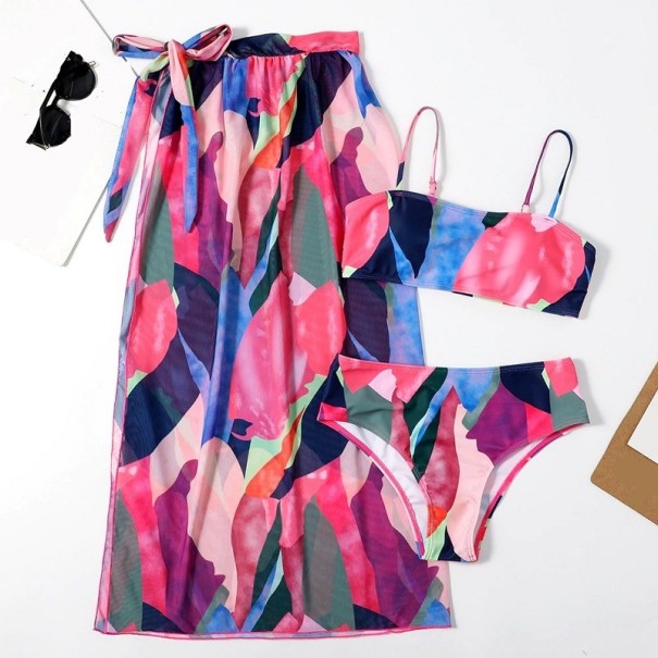 Bikini i spódnica damska P484 L 2