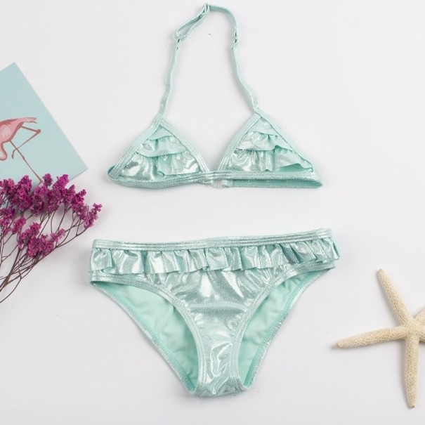 Bikinis de niñas turquesa 7-8 años