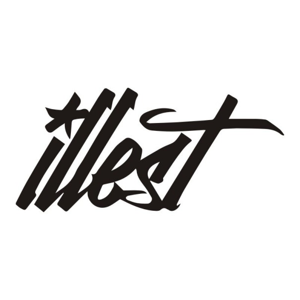 Bil klistermärke illest 1
