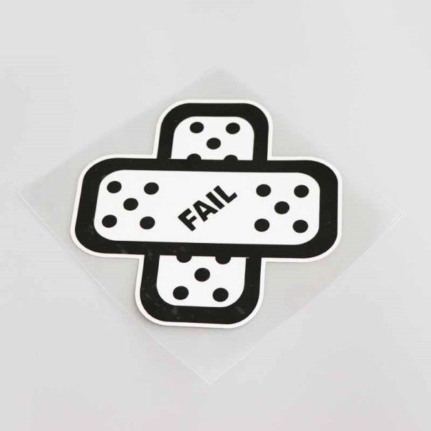 Bil klistermärke - lapp 1