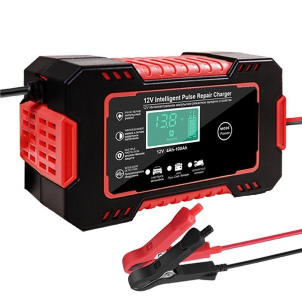 Bilbatterioplader Z189 rød