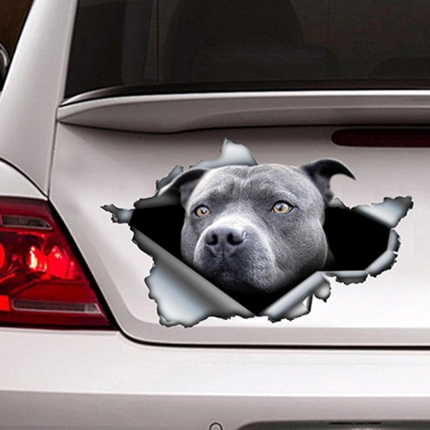 Bildekal hund A1637
