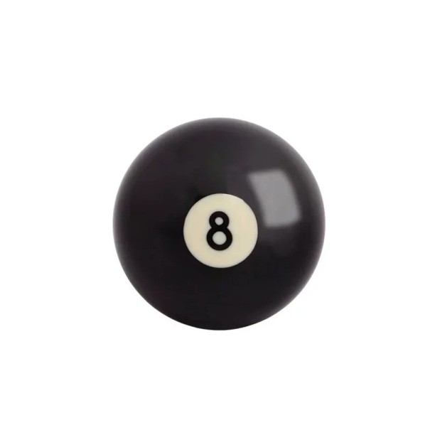Billiard Black Ball 52.5 mm Standard Black 8 for Snooker Replacement Training Ball Made of Durable PE Billiard Equipment Training 1