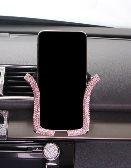 Biltelefonhållare med strass 3