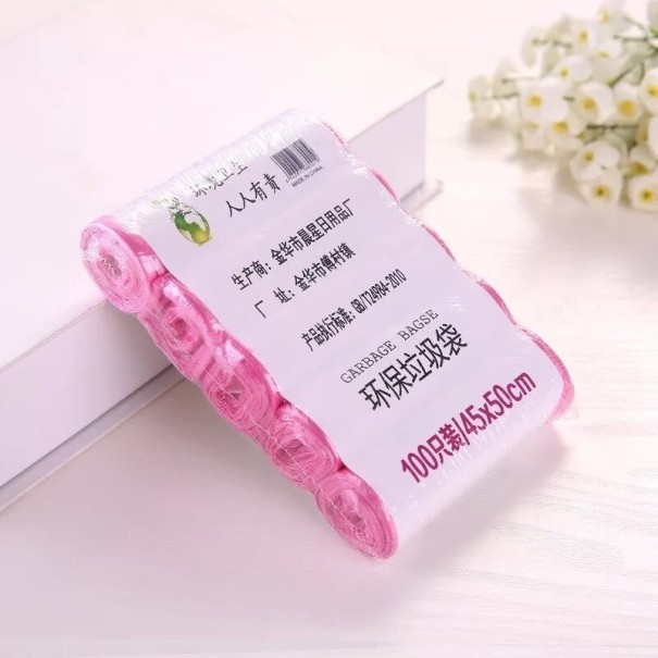 Bin Liners 45 x 50 cm 100 pcs pink