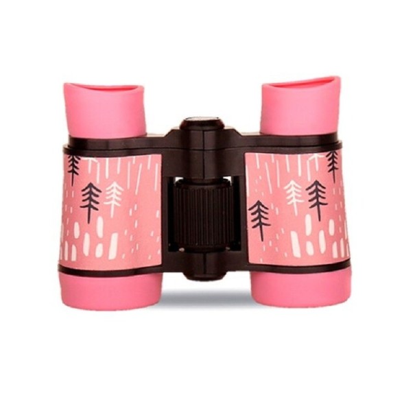Binoclu pentru copii 4x30 roz