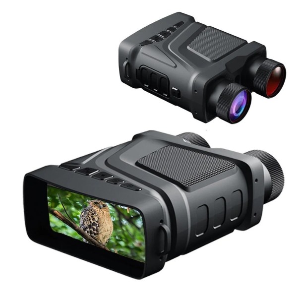 Binoclu R12 Echipament de vedere nocturnă Binoclu 6W 850nm Infraroșu 1080P HD Zoom 5X Binoclu pentru vânătoare Înregistrare foto și video 1