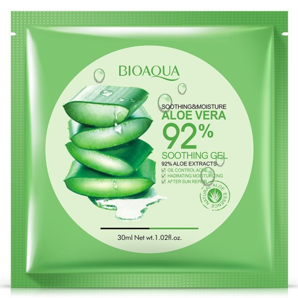 BIOAQUA återfuktande ansiktsmask ALOE VERA 1