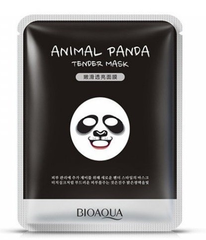 BIOAQUA maska na obličej s motivem zvířat J481 Panda
