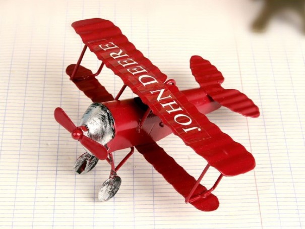 Biplane Model red