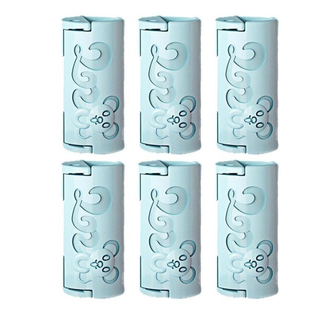 Bladklem 6 stuks turquoise