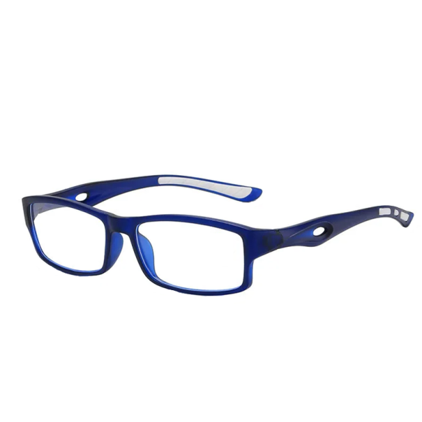 Blaulichtfilter-Lesebrille Kunststoff +3,00 Augenschutz bei der Arbeit am Computer Bequeme Fassung Stilvolles Accessoire für den Alltag blau