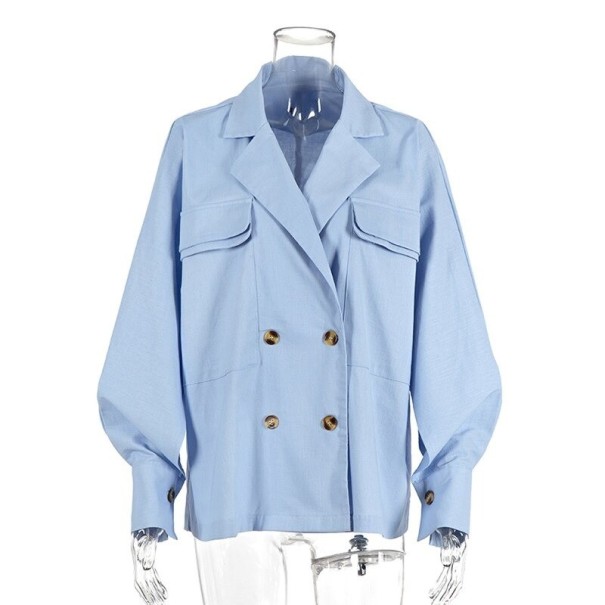 Blazer da Donna P1551 azzurro M