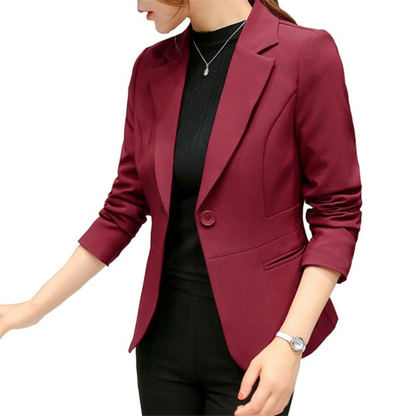 Blazer Feminino B885 borgonha L