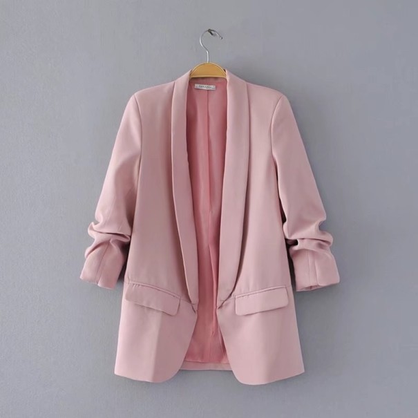 Blazer feminino moderno rosa M