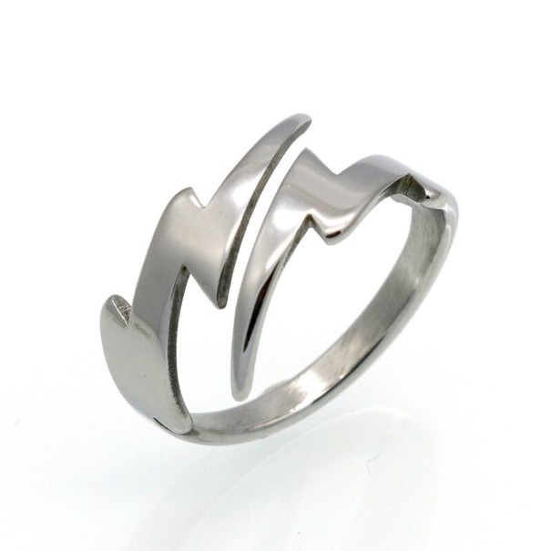 Blitzring für Damen silbern 6
