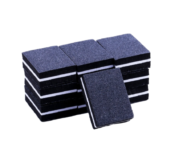 Bloc de șlefuire pentru unghii 100/180 10 buc negru