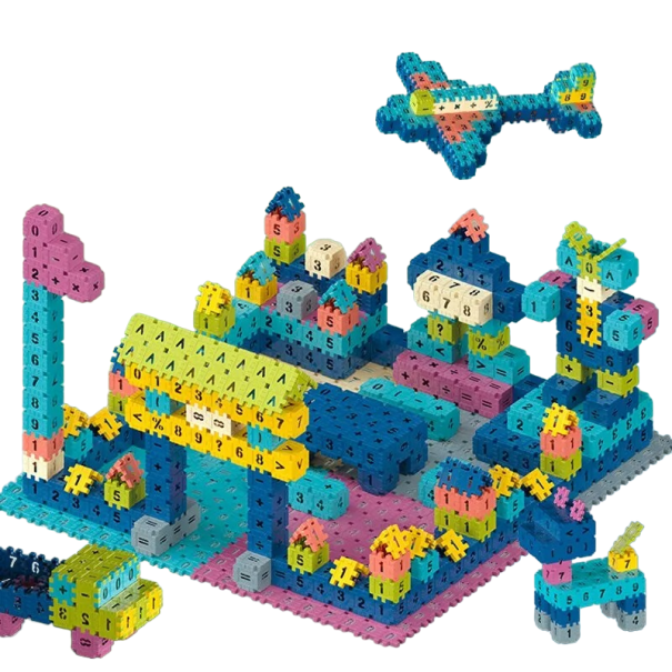 Blocchi da costruzione con numeri per bambini 200 pz V176 1