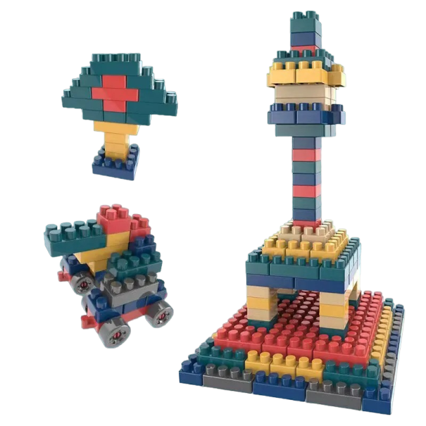 Blocchi da costruzione per bambini 100 pz 1