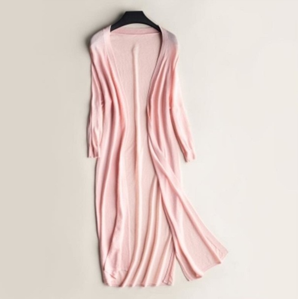 Blød cardigan til kvinder rosa M