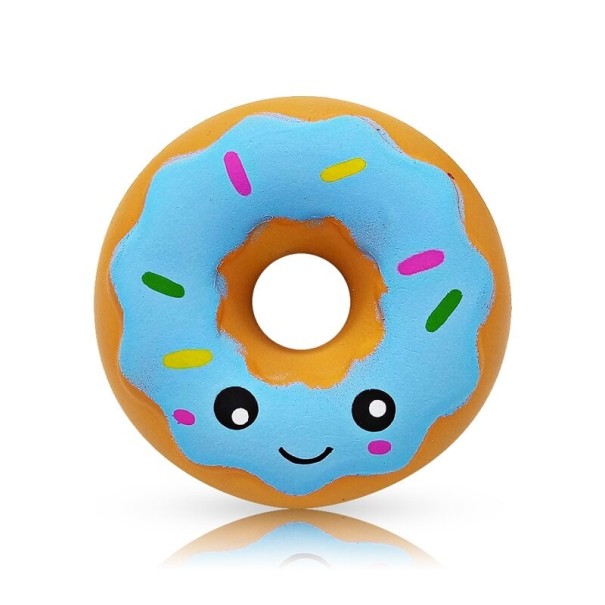 Blød donut blå