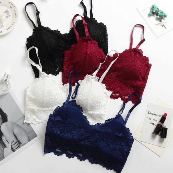 Blommig bralette-bh för kvinnor