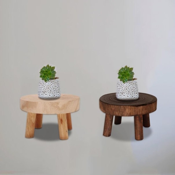 Blomstativ i trä