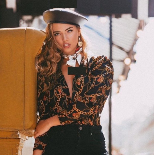 Blouse Femme à Motif A182 M